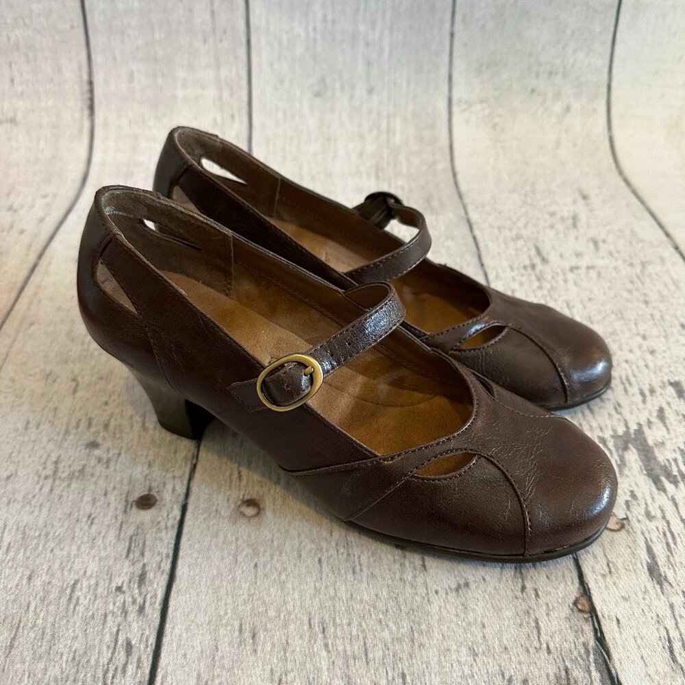 New in Box - Women's A2 by Aerosolos Marimba Dark Brown Combo Heels